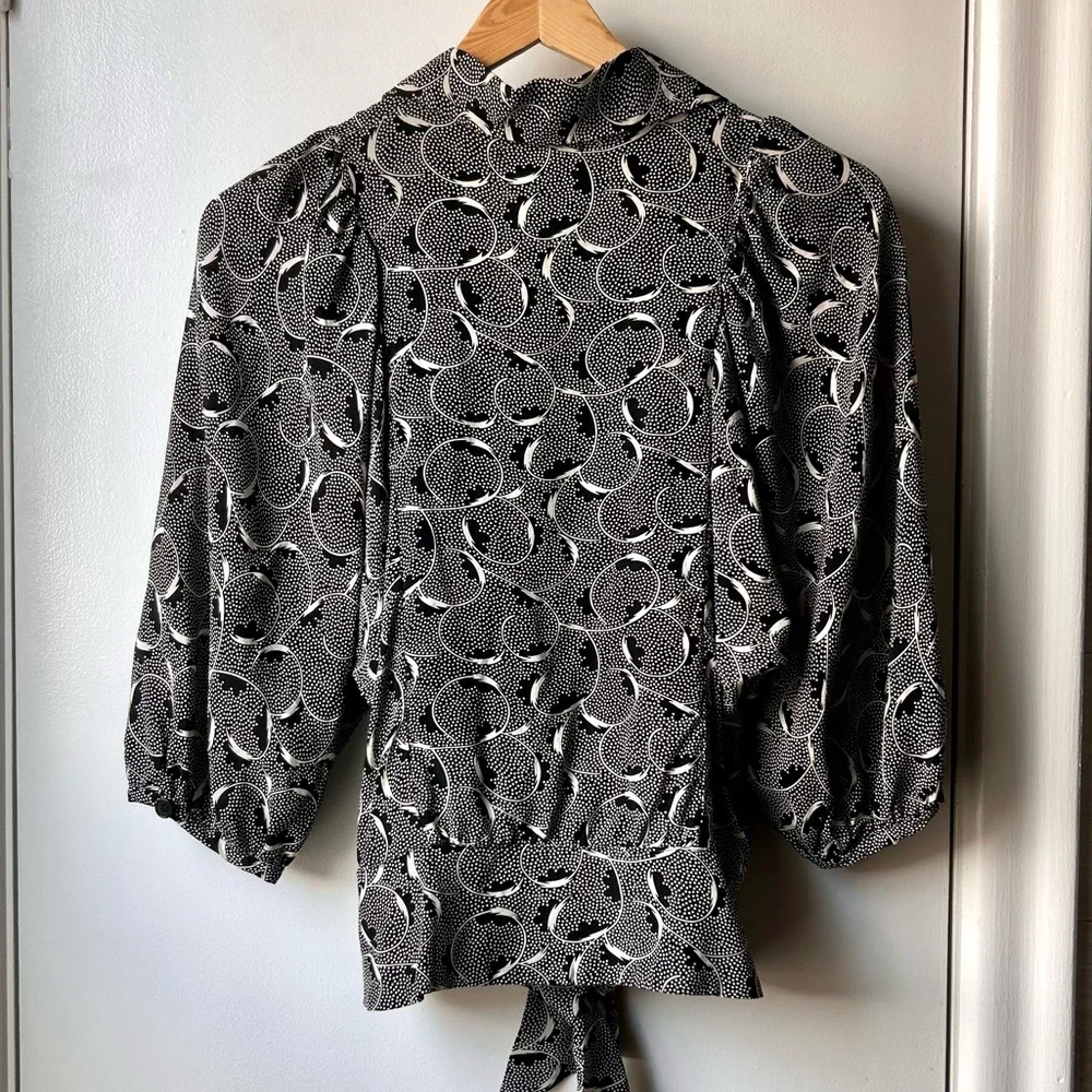 Anthropologie Maple 100% Silk Blouse - Picture 5 of 10